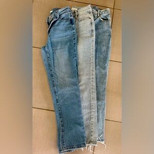 PacSun Jeans bundle of 3 pairs of jeans and 2 pairs of shorts. All size 22.